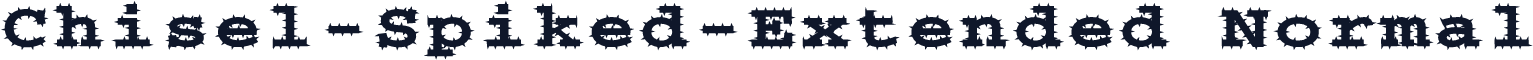 Chisel-Spiked-Extended Normal