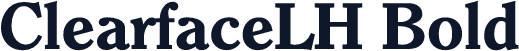 ClearfaceLH Bold