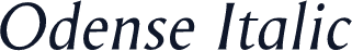 Odense Italic