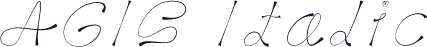 AGIS Italic