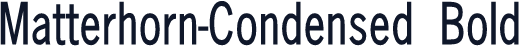 Matterhorn-Condensed Bold