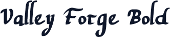 Valley Forge Bold