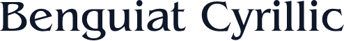 Benguiat Cyrillic