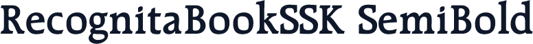 RecognitaBookSSK SemiBold
