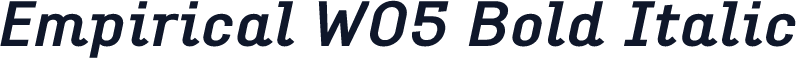 Empirical W05 Bold Italic