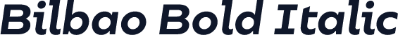 Bilbao Bold Italic