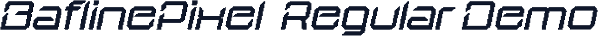 BaflinePixel-Regular Demo