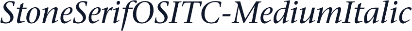 StoneSerifOSITC-MediumItalic