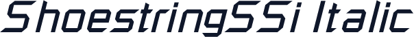 ShoestringSSi Italic