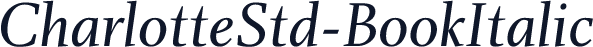 CharlotteStd-BookItalic