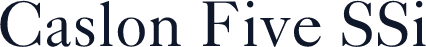 Caslon Five SSi