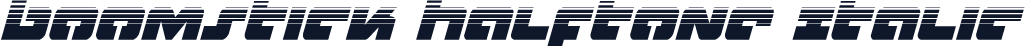Boomstick Halftone Italic