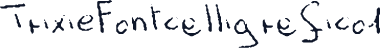 TrixieFontcalligrafico1