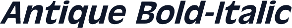 Antique Bold-Italic