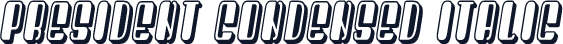 President Condensed Italic