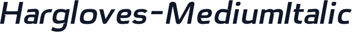 Hargloves-MediumItalic