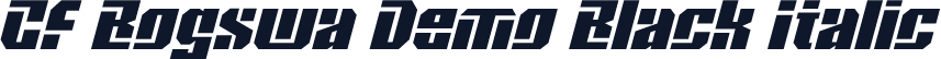 CF Bogswa Demo Black Italic