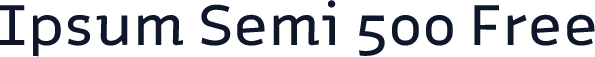 Ipsum Semi 500 Free