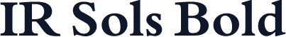 IR Sols Bold