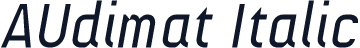 AUdimat Italic