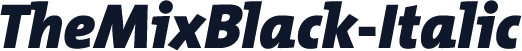 TheMixBlack-Italic