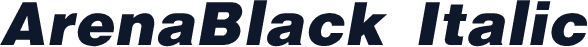 ArenaBlack Italic