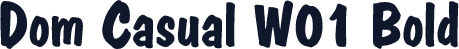Dom Casual W01 Bold