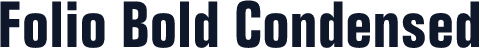 Folio Bold Condensed