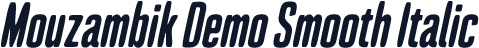 Mouzambik Demo Smooth Italic