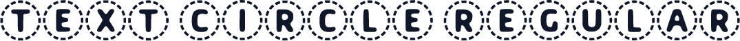 Text Circle Regular