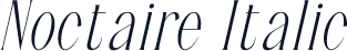 Noctaire Italic