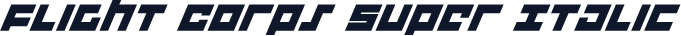 Flight Corps Super Italic
