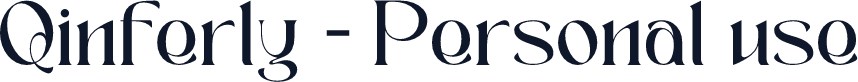 Qinferly - Personal use