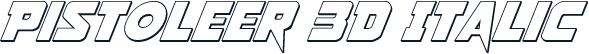 Pistoleer 3D Italic