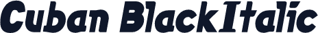 Cuban BlackItalic