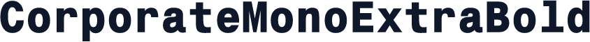 CorporateMonoExtraBold