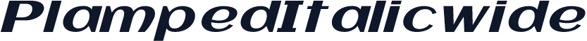 PlampedItalicwide