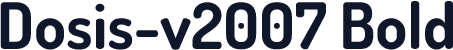 Dosis-v2007 Bold