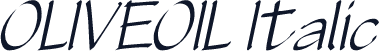 OLIVEOIL Italic