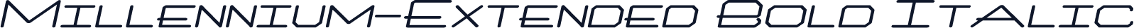 Millennium-Extended Bold Italic
