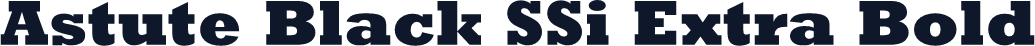 Astute Black SSi Extra Bold