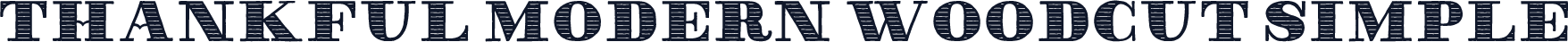 Thankful Modern Woodcut Simple