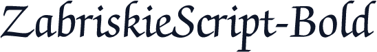 ZabriskieScript-Bold
