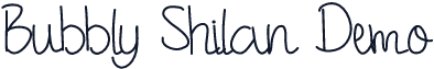 Bubbly Shilan Demo