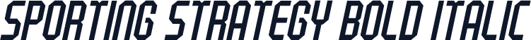 Sporting Strategy Bold Italic