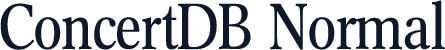 ConcertDB Normal