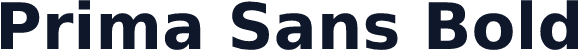 Prima Sans Bold