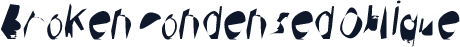 Broken Condensed Oblique