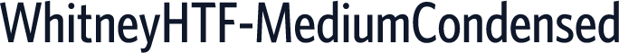 WhitneyHTF-MediumCondensed