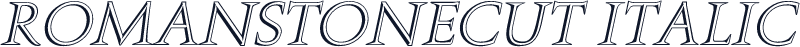 RomanStonecut Italic